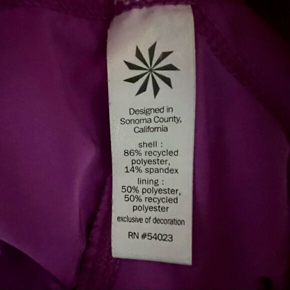 Athleta purple Run With It athletic running shorts 3.5 in inseam XXS - Picture 7 of 9